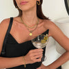 Stacie Toggle Chain Coin Necklace