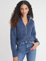 Jackie Half-Zip Pullover Sweater