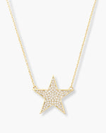 You Are My Shining Star Pave Necklace