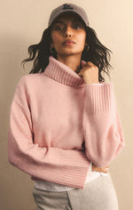 Ursa Sweater Top - Cashmere Pink