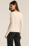 Variegated Layer Top - Light Oatmeal Heather